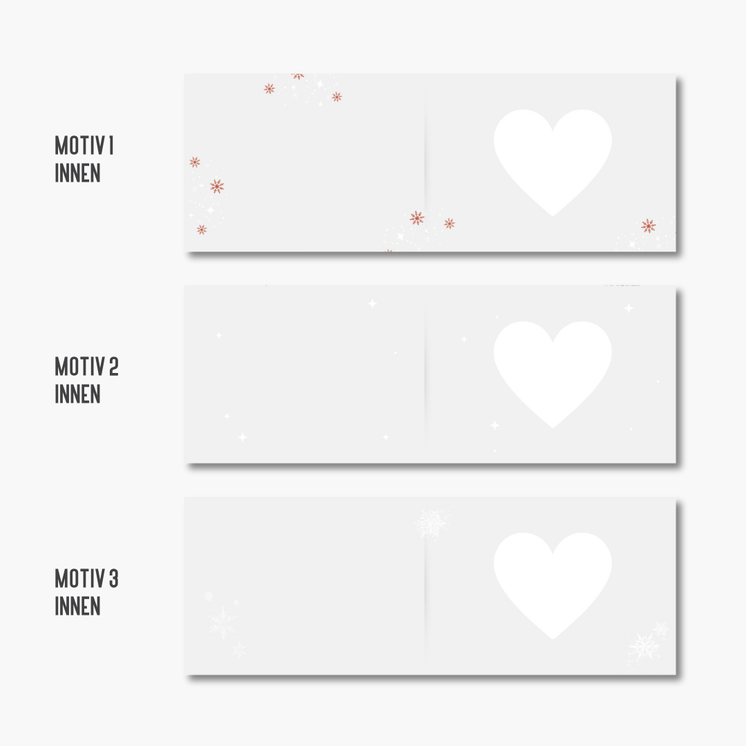 Rubbelkarten Weihnachten – 3er Set mit Bordeaux Umschlägen & Rubbelstickern
