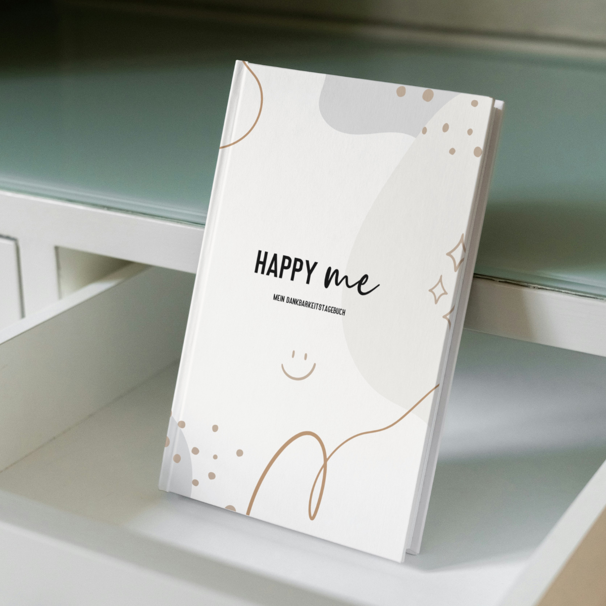 Dankbarkeitstagebuch Happy Me Hardcover Beige
