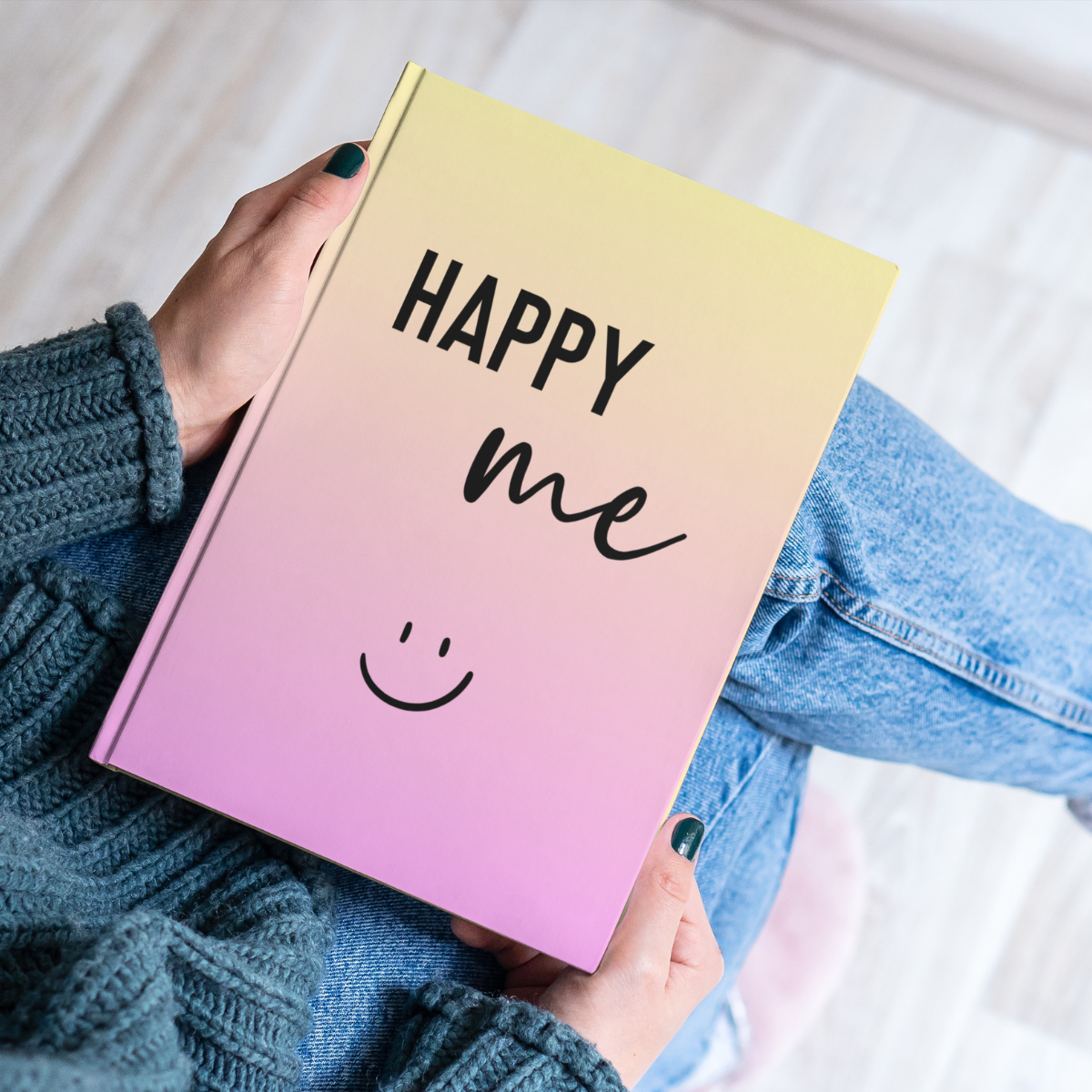 Dankbarkeitstagebuch Happy Me Hardcover Pink