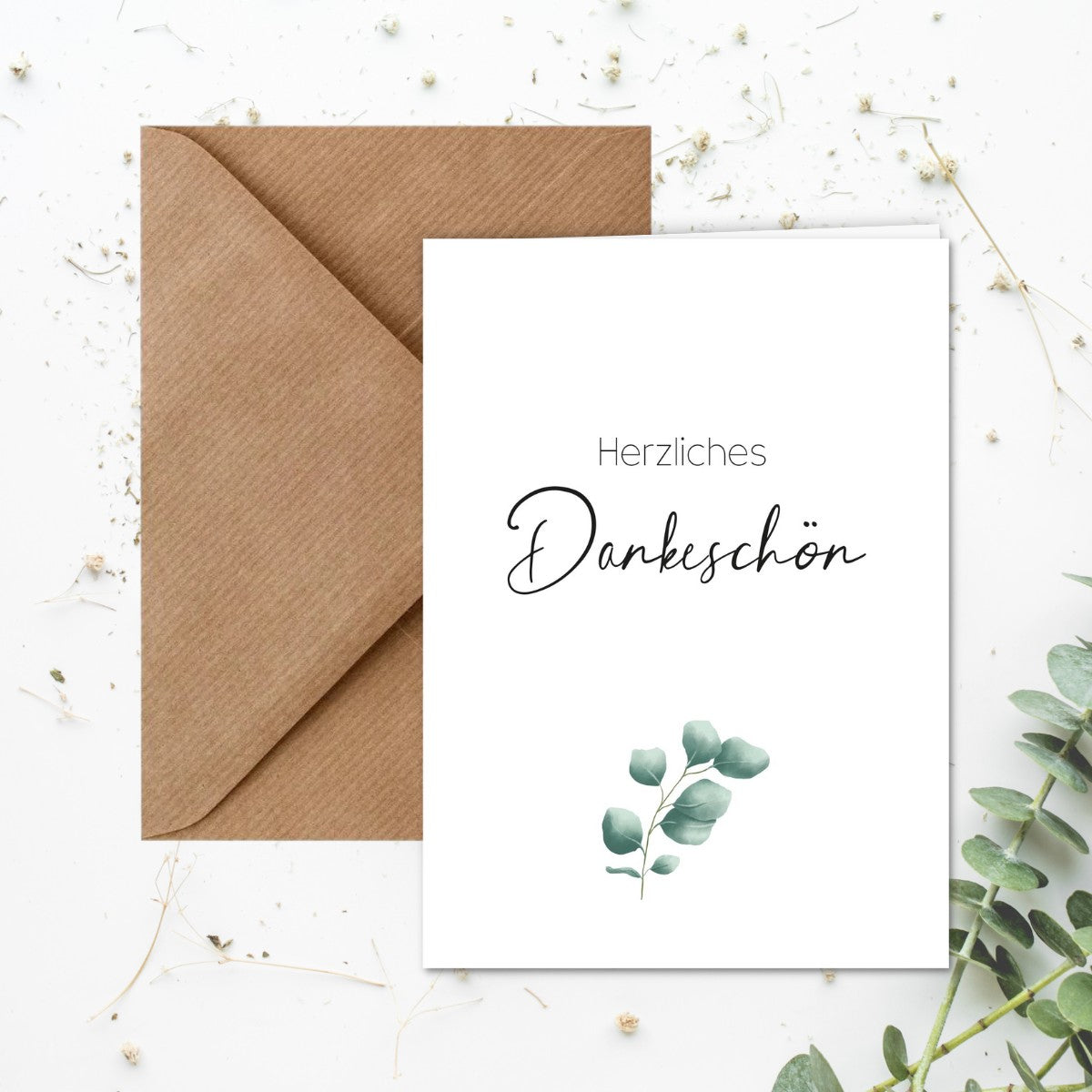 Dankeskarten *Herzliches Dankeschön* 3er Set