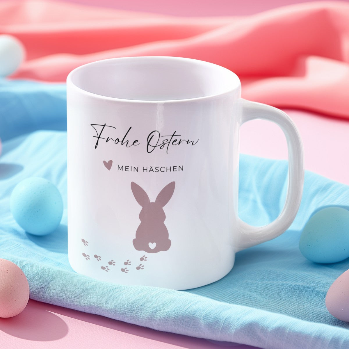 Tasse Frohe Ostern – Mein Häschen - einfarbig (330ml)