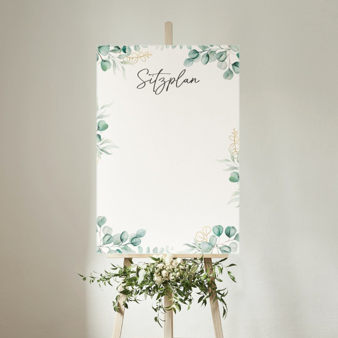 Hochzeit Sitzplan Eukalyptus (Download)