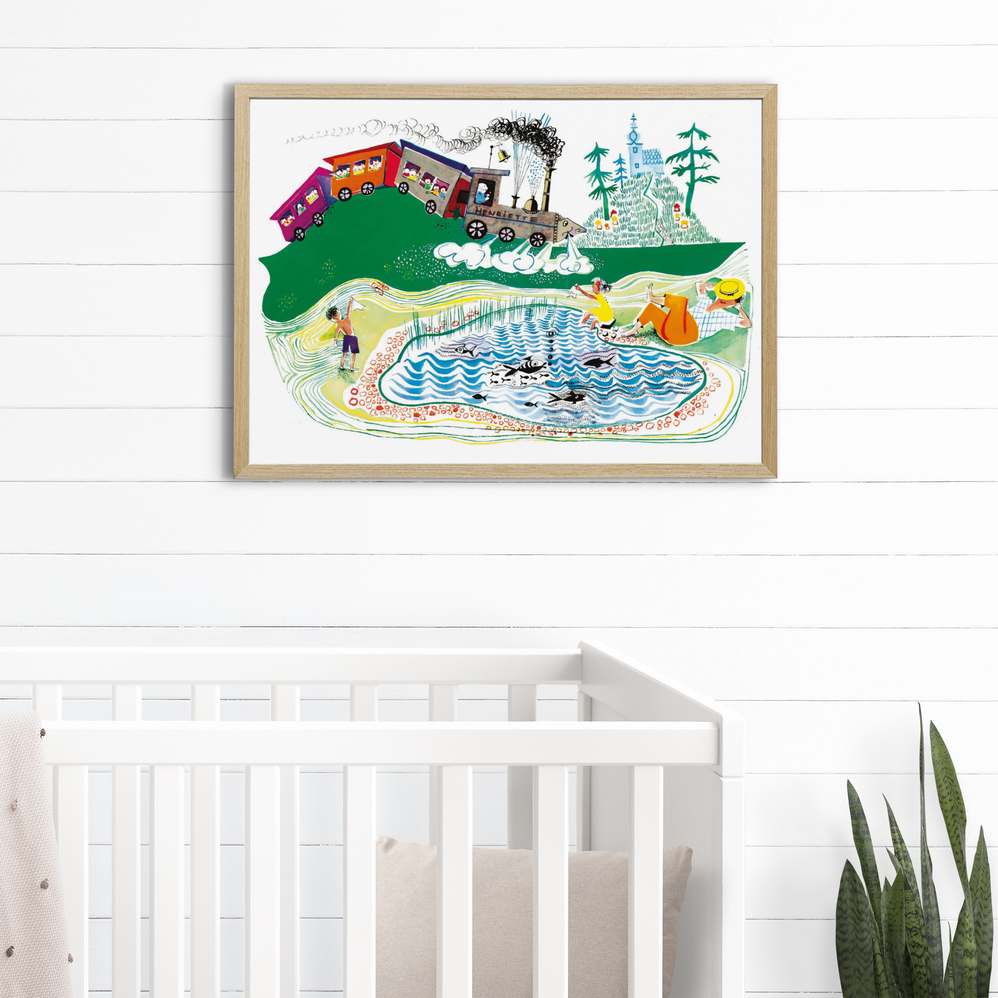 Poster Henriette Bimmelbahn — Übers Land
