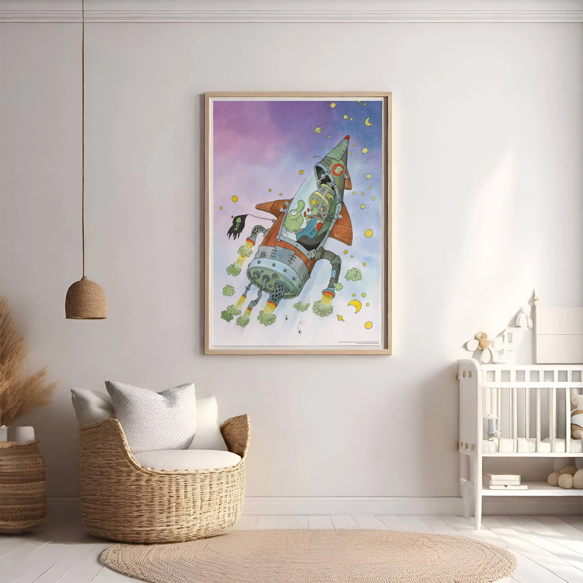 Poster Olchi-Opa in der Rakete
