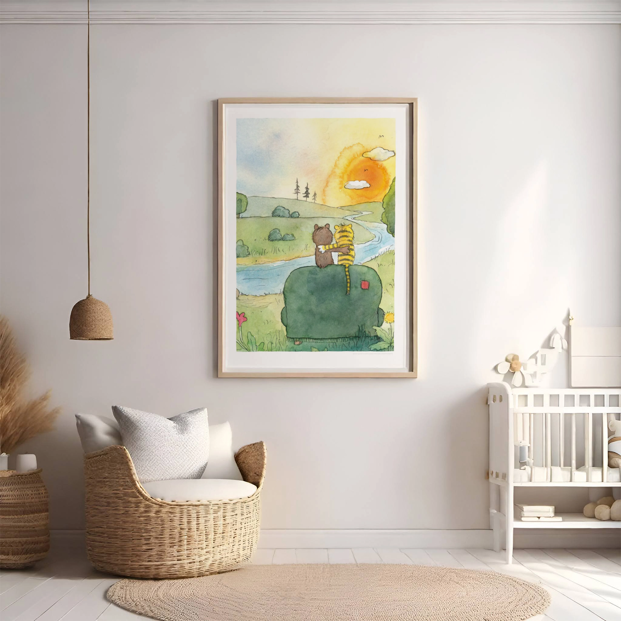 Poster Janosch Im Sonnenuntergang