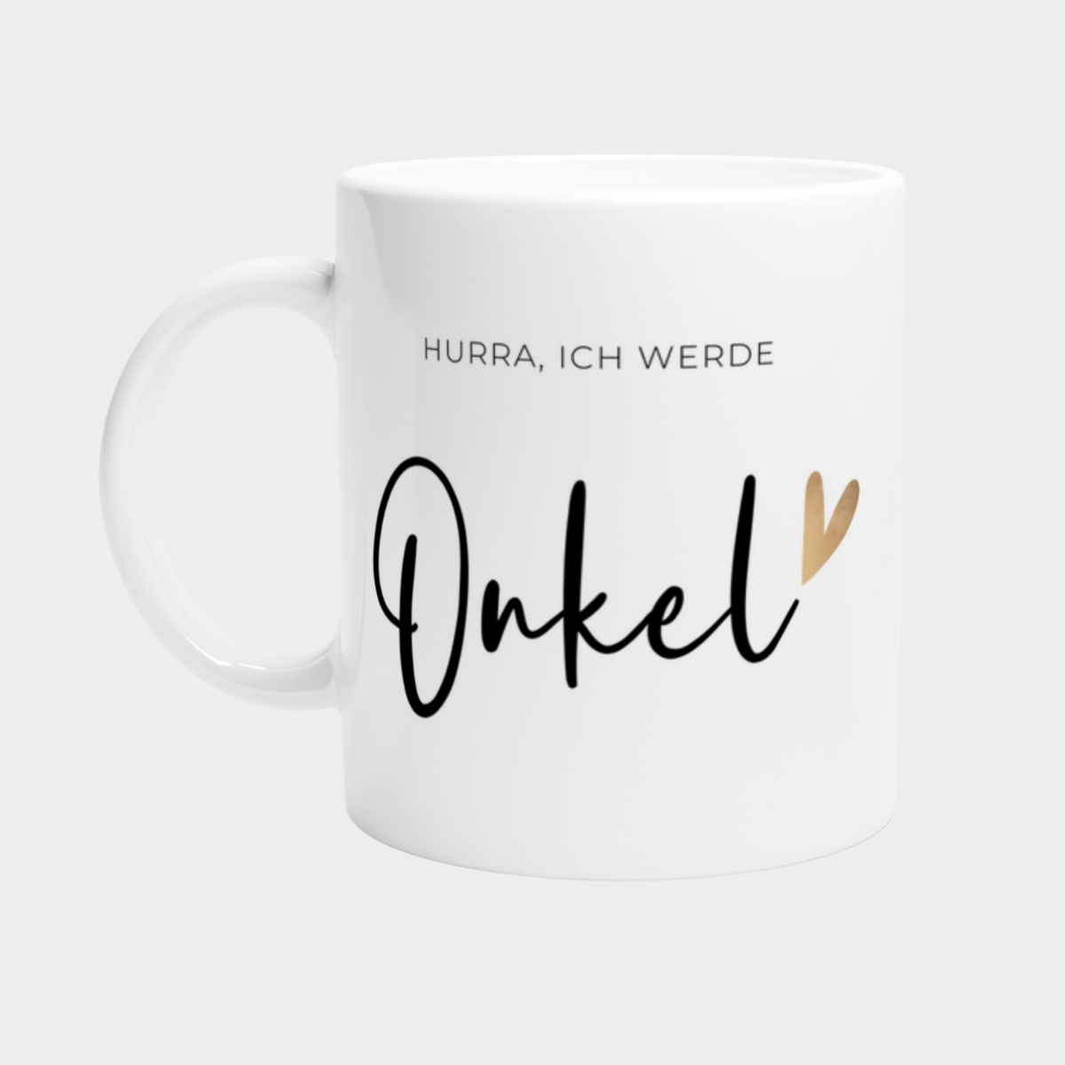 Tasse Hurra ich werde Onkel - 3 Farben