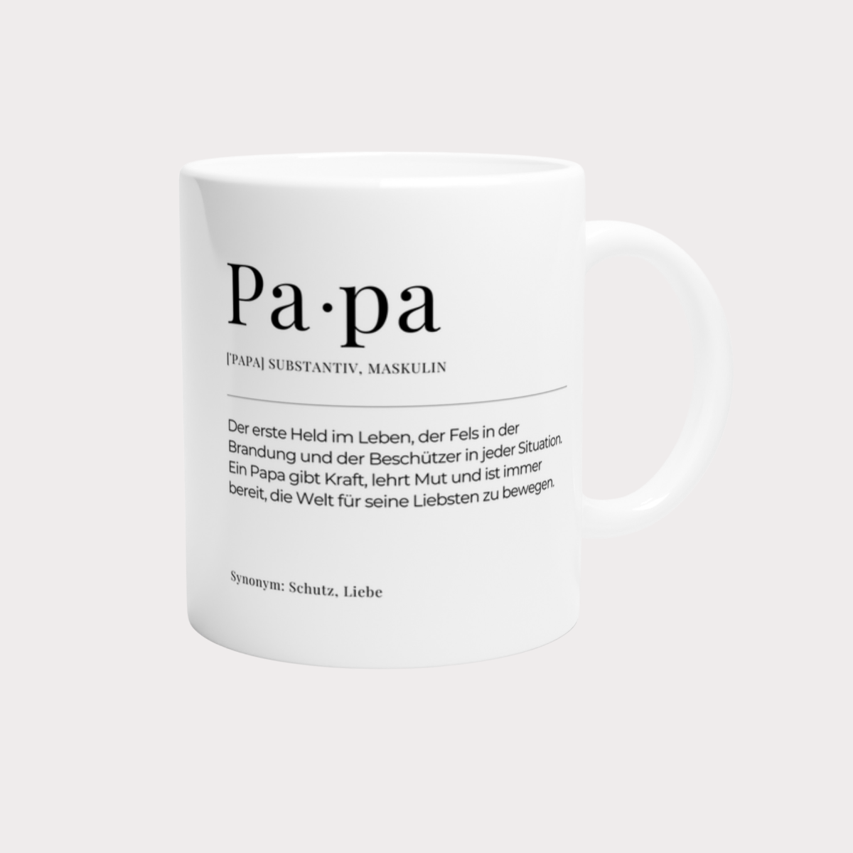Tasse Definition Papa