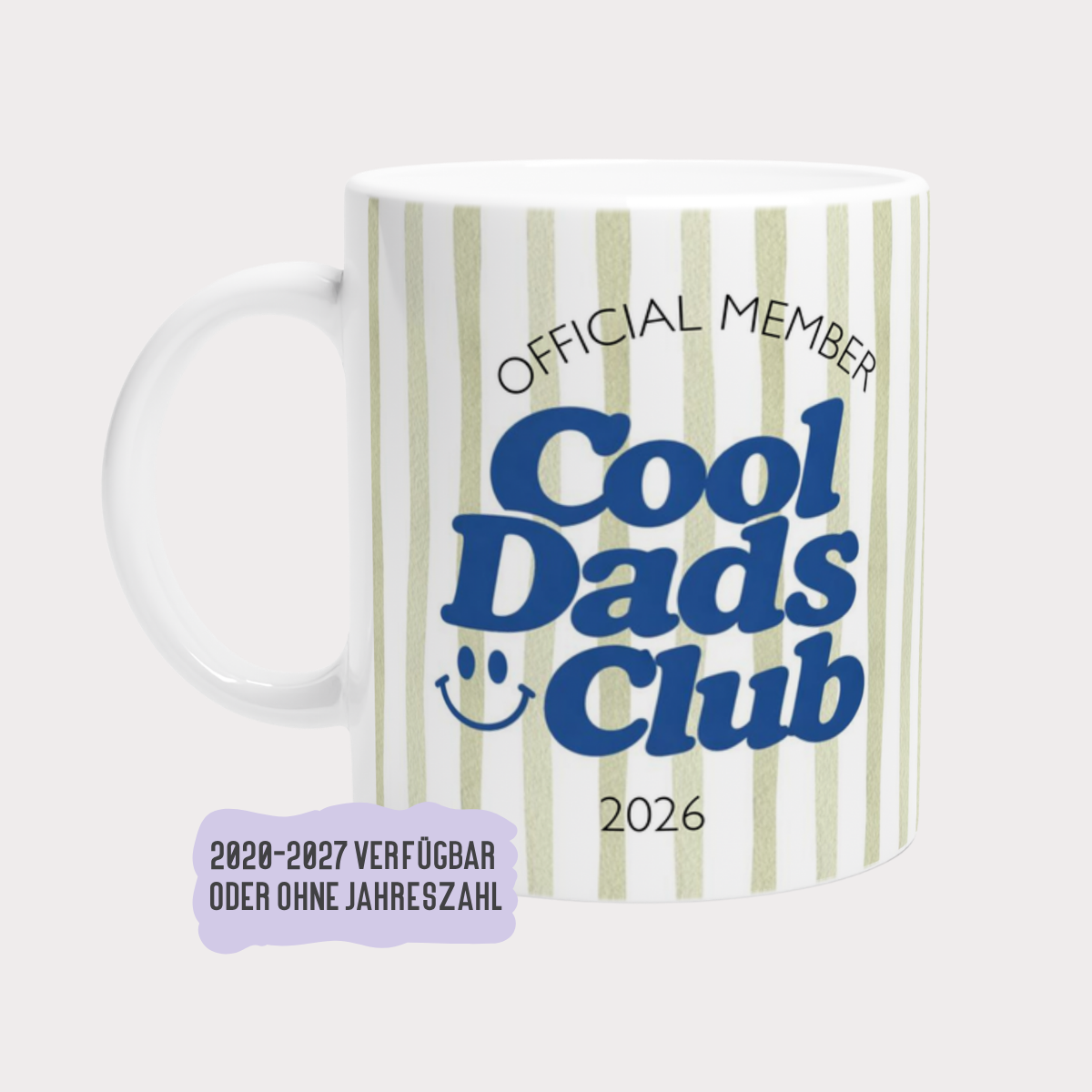 Tasse Cool Dads Club Grün (2020 bis 2027 oder ohne Jahreszahl)