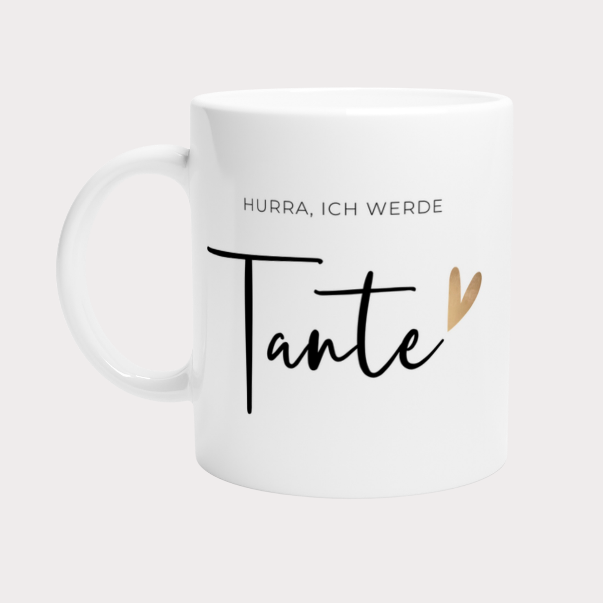Tasse Hurra ich werde Tante - 4 Farben