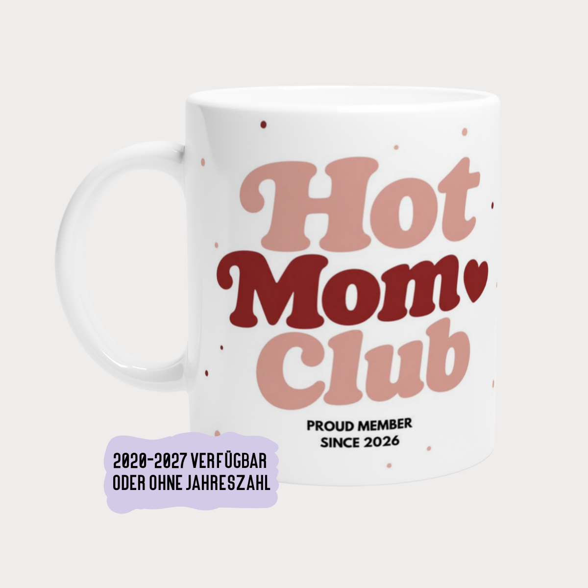 Hot Mom Club Korall/Rot (2020 bis 2027 oder ohne Jahreszahl)