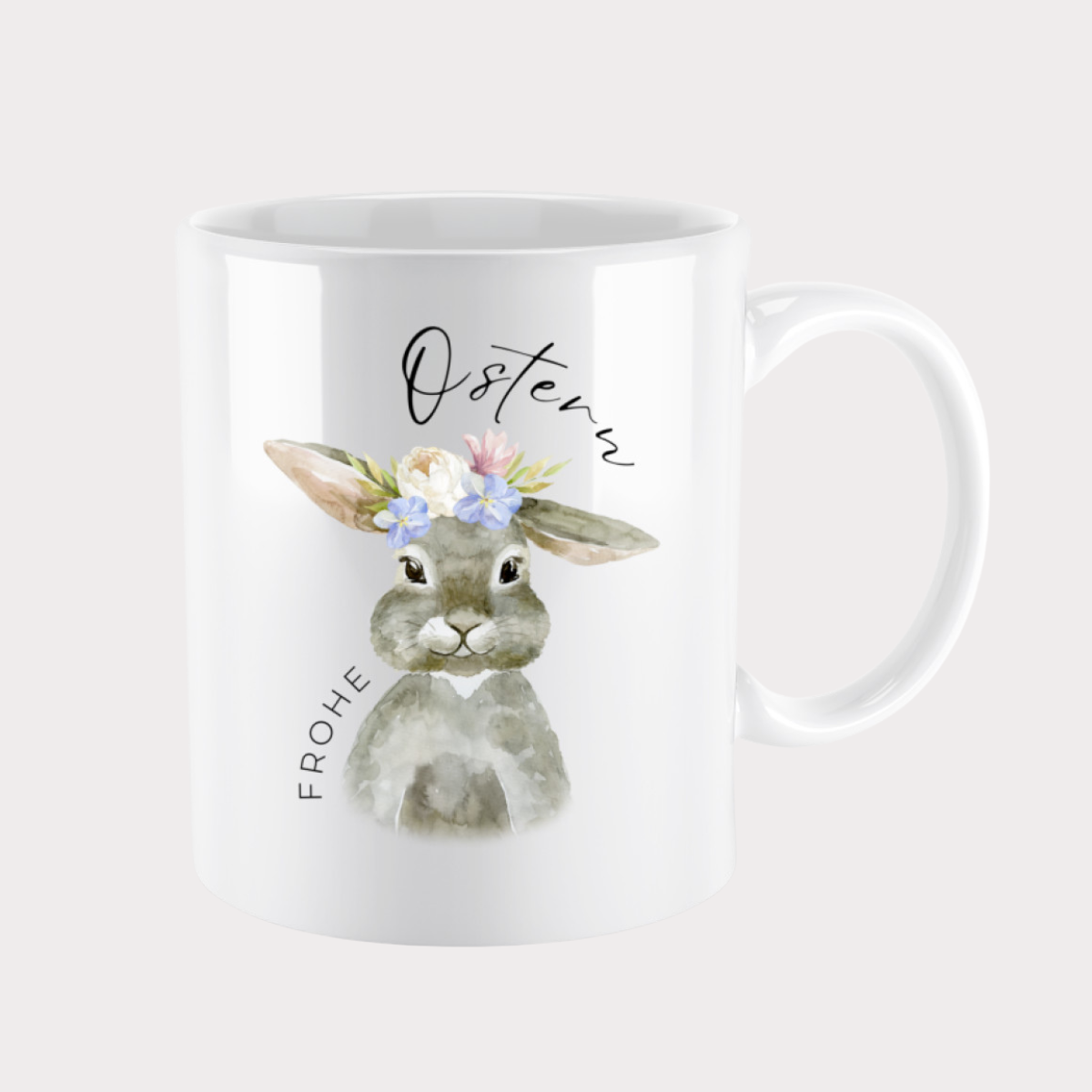 Tasse Frohe Ostern Hase – 4 Farben
