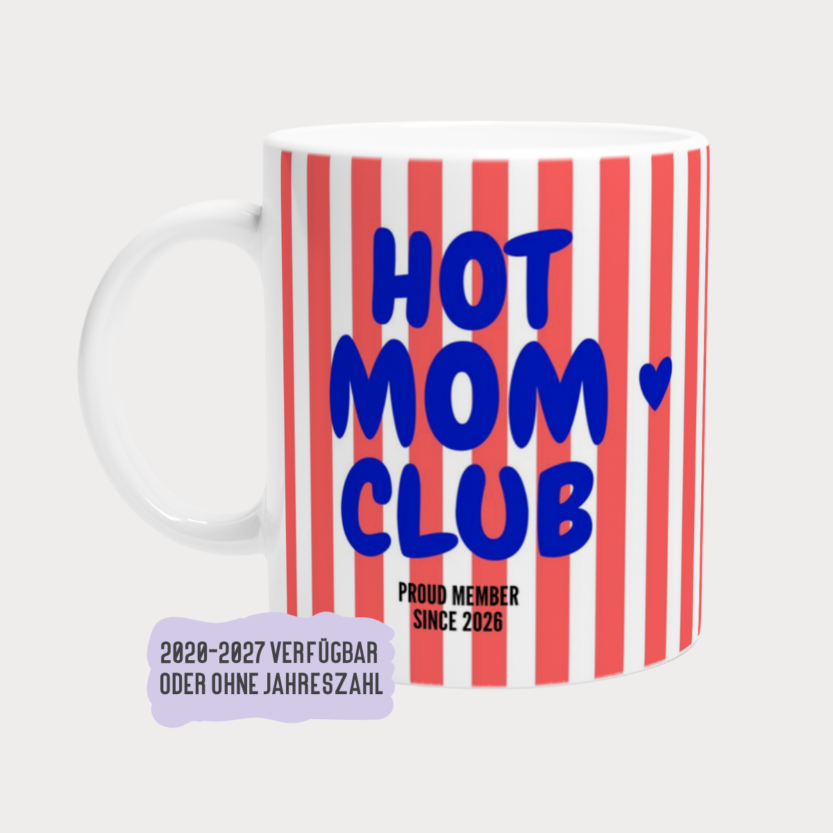 Hot Mom Club Rot/Blau (2020 bis 2027 oder ohne Jahreszahl)