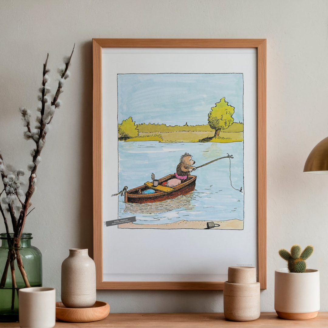 Poster Janosch – Oh, wie schön ist Panama – Fische fangen