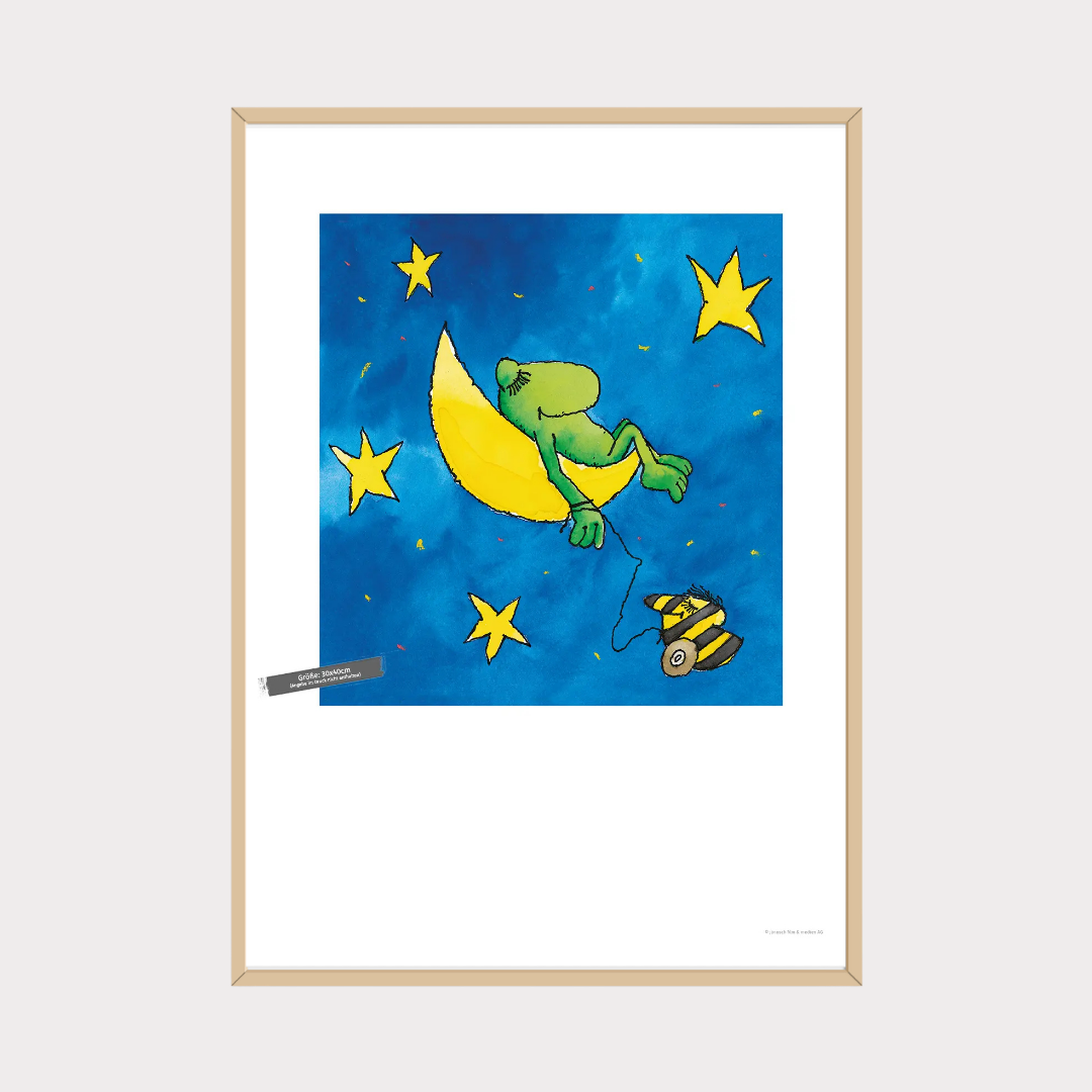 Poster Janosch Originalmotiv – Gute Nacht!