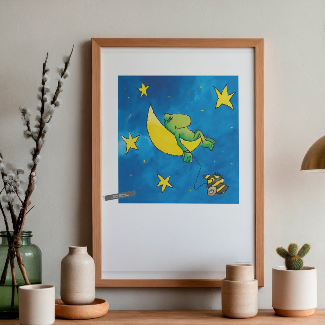 Poster Janosch Originalmotiv – Gute Nacht!