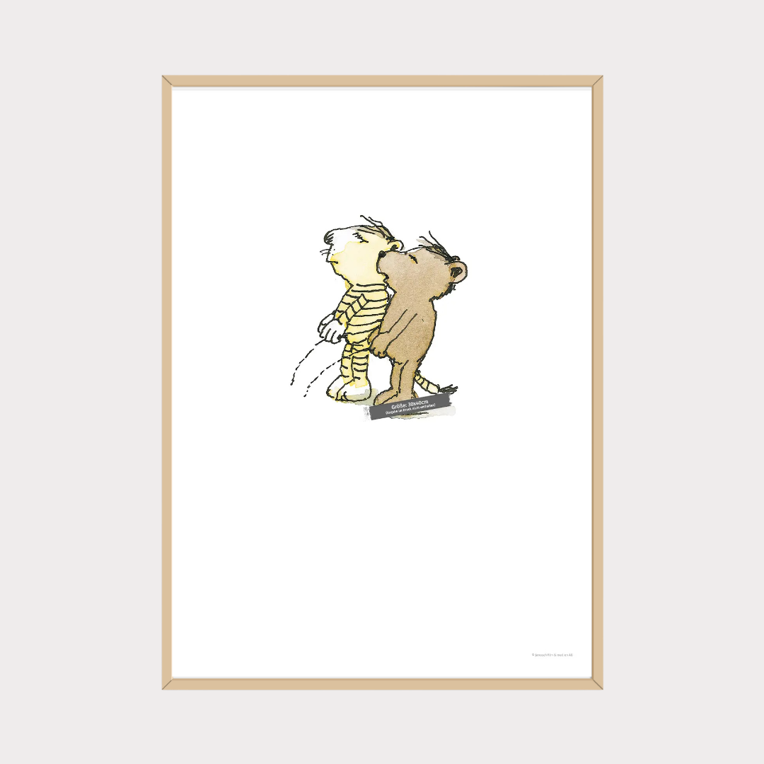 Poster Janosch Originalmotiv – Erleichterung
