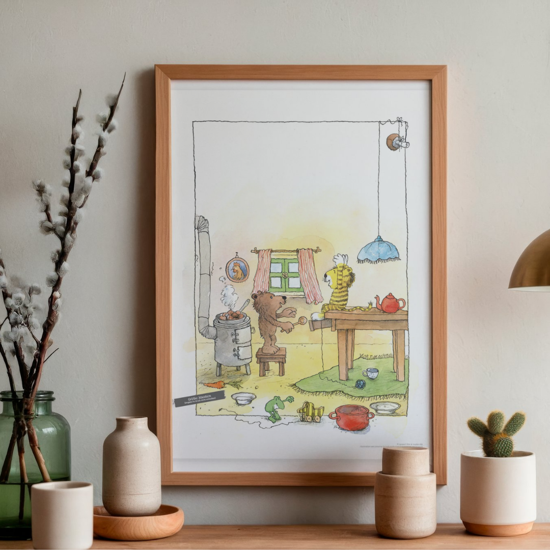 Poster Janosch Kochen und diskutieren