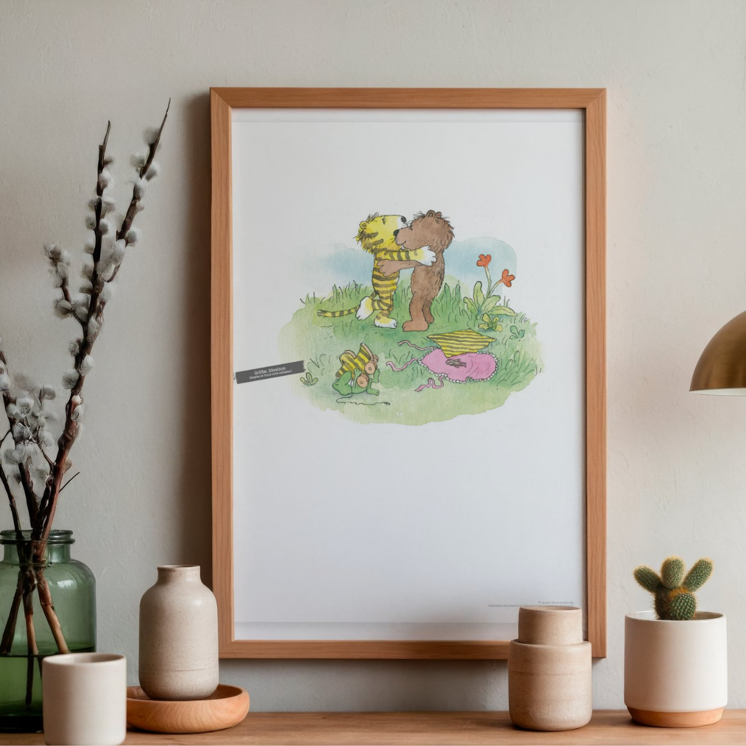 Poster Janosch Eine dicke Umarmung