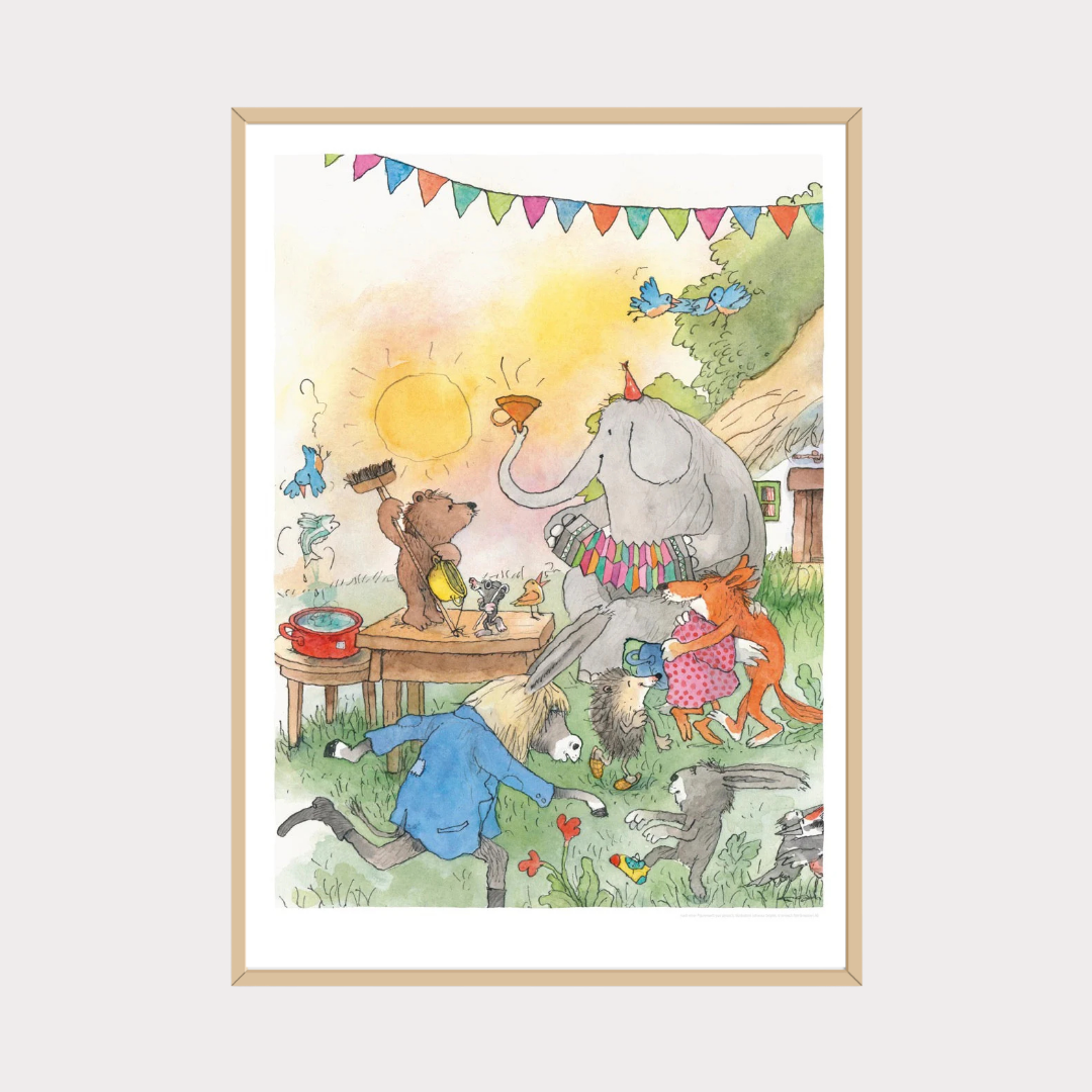 Poster Janosch Das Gartenfest
