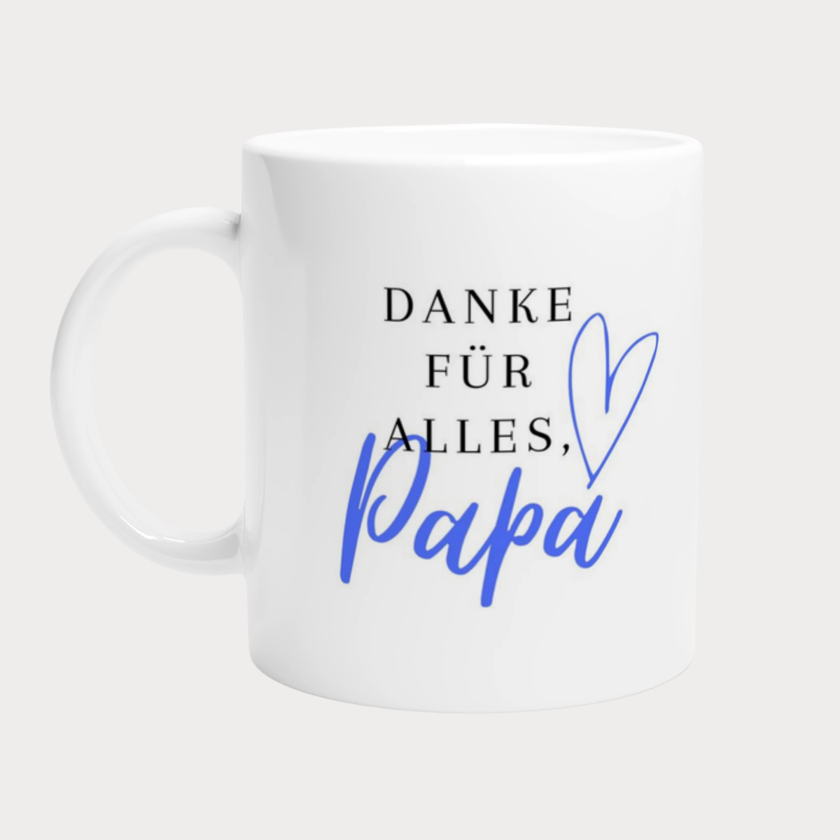 Tasse Danke für alles Papa Blau/Lila