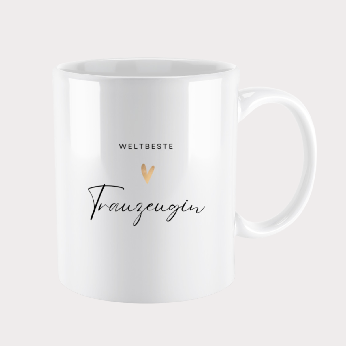 Weltbeste Trauzeugin Tasse - einfarbig (330ml)