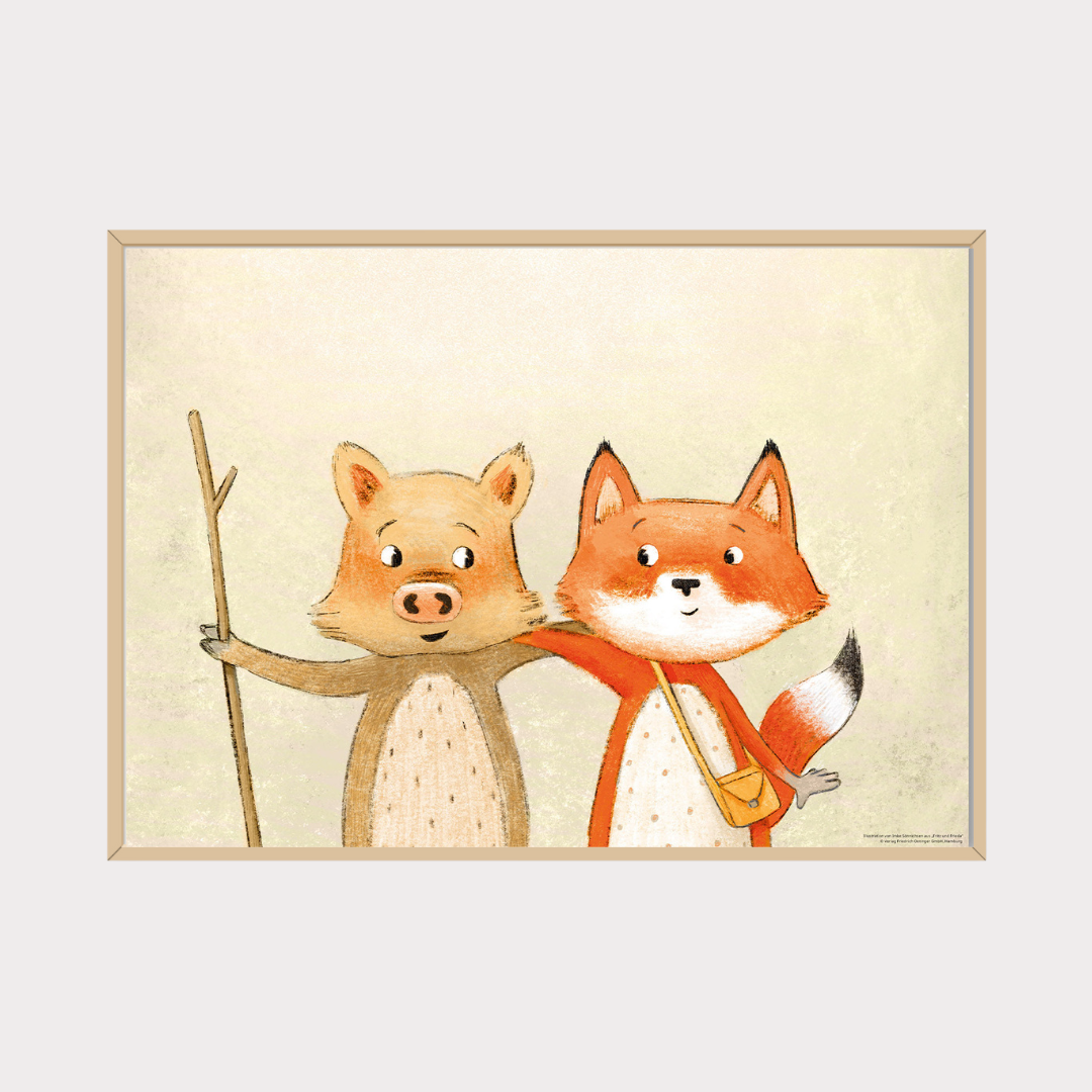 Poster Fritz und Frieda – Gute Freunde
