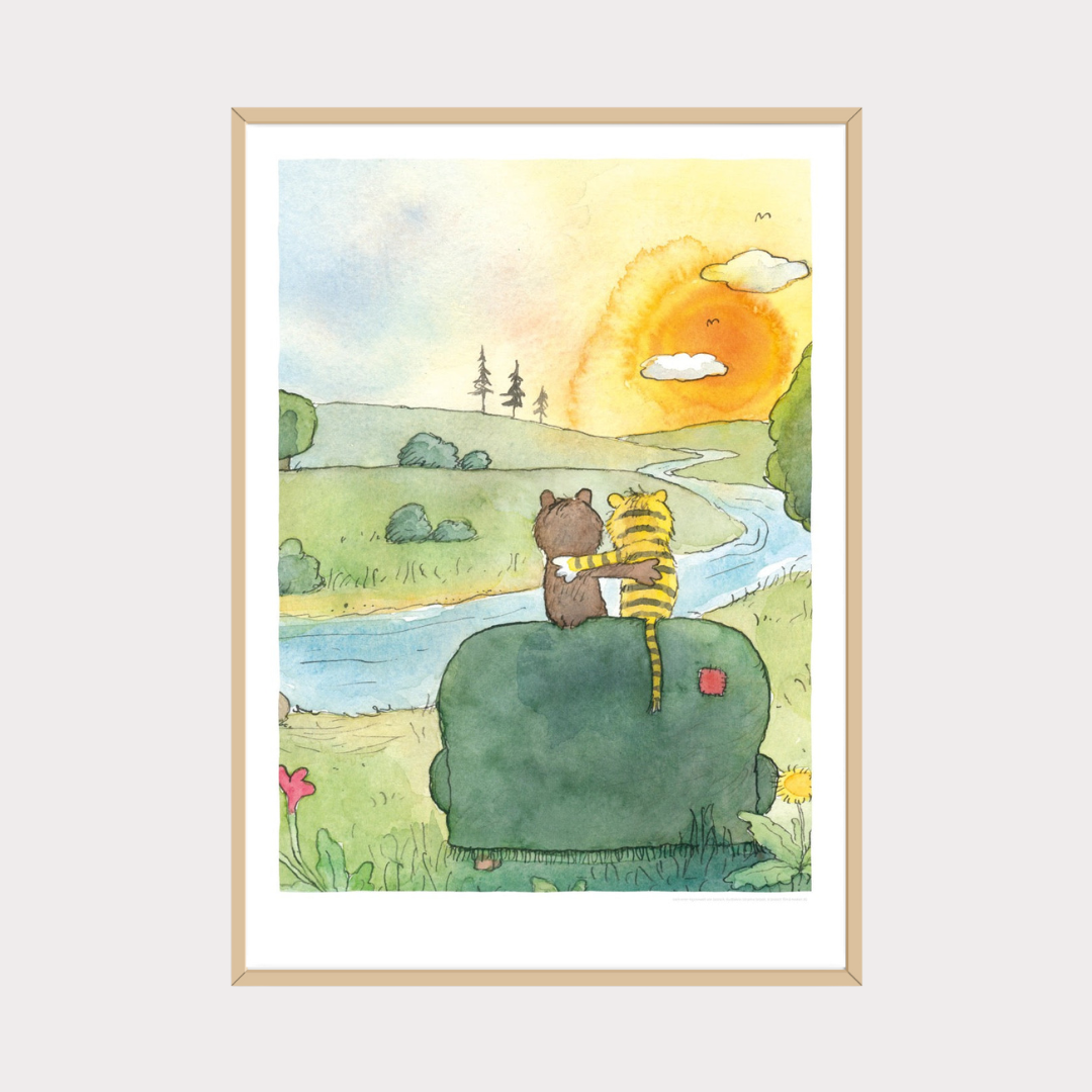 Poster Janosch Im Sonnenuntergang