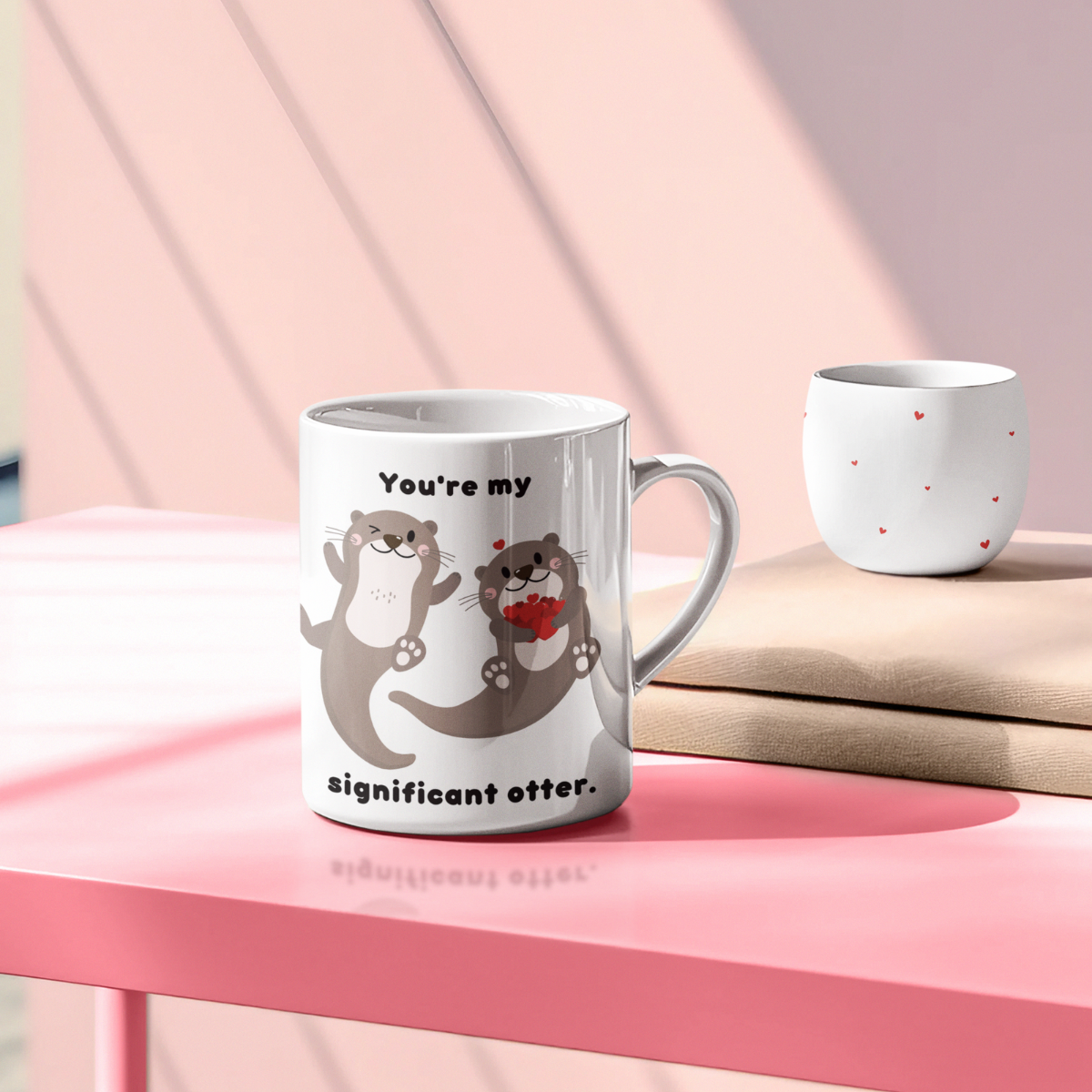Otter Tasse Herzform Significant Otter (330ml)