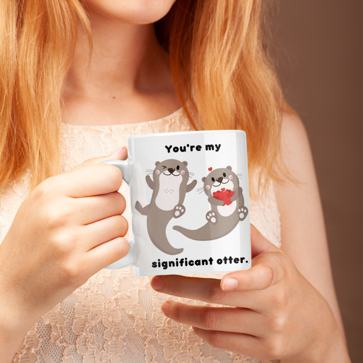 Otter Tasse Herzform Significant Otter (330ml)
